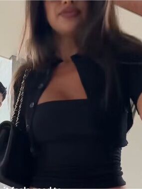 Black short sleeve cardigan